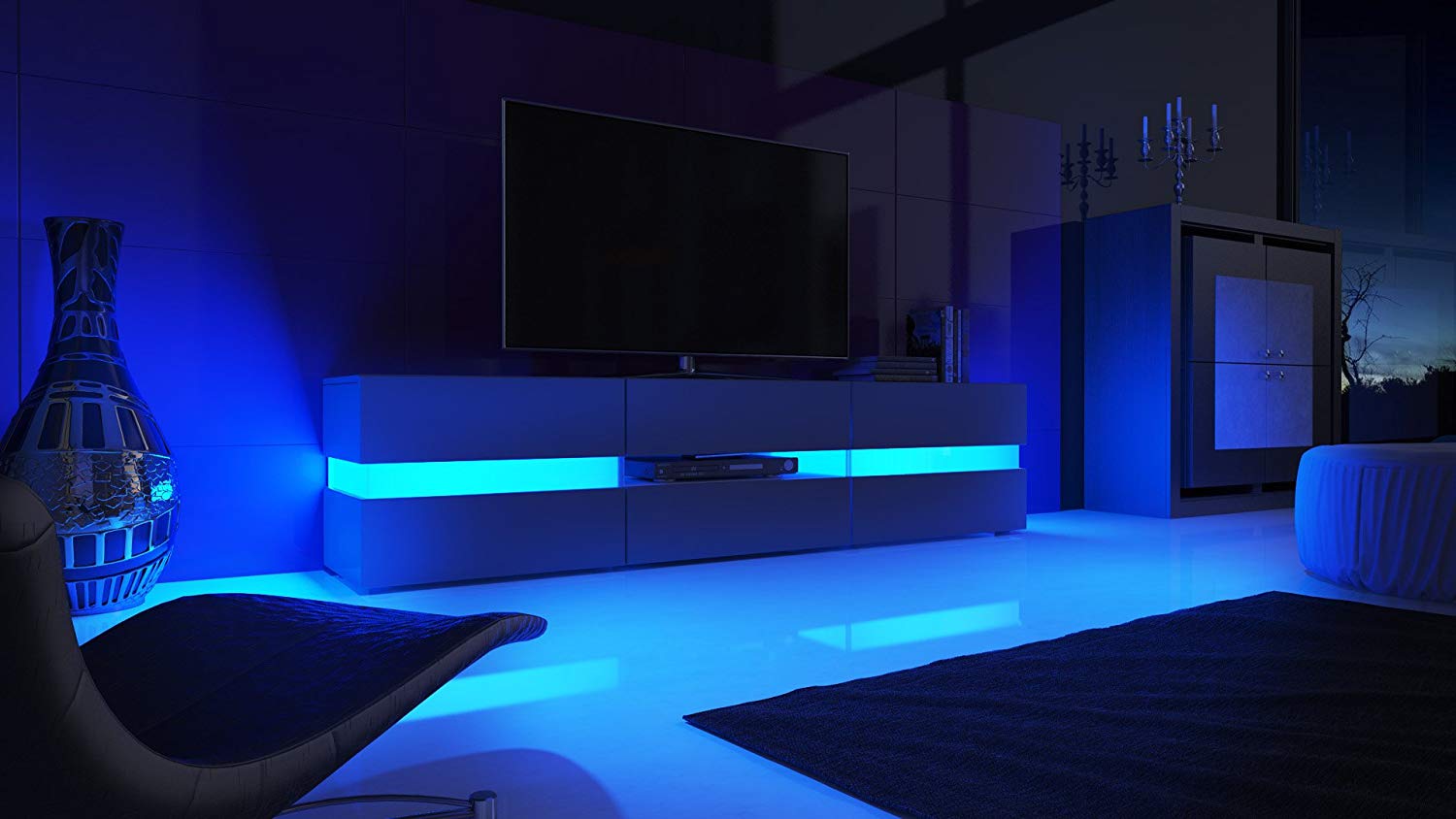 Meuble TV LED La meilleure sélection 2020 🤩 Lit led.fr